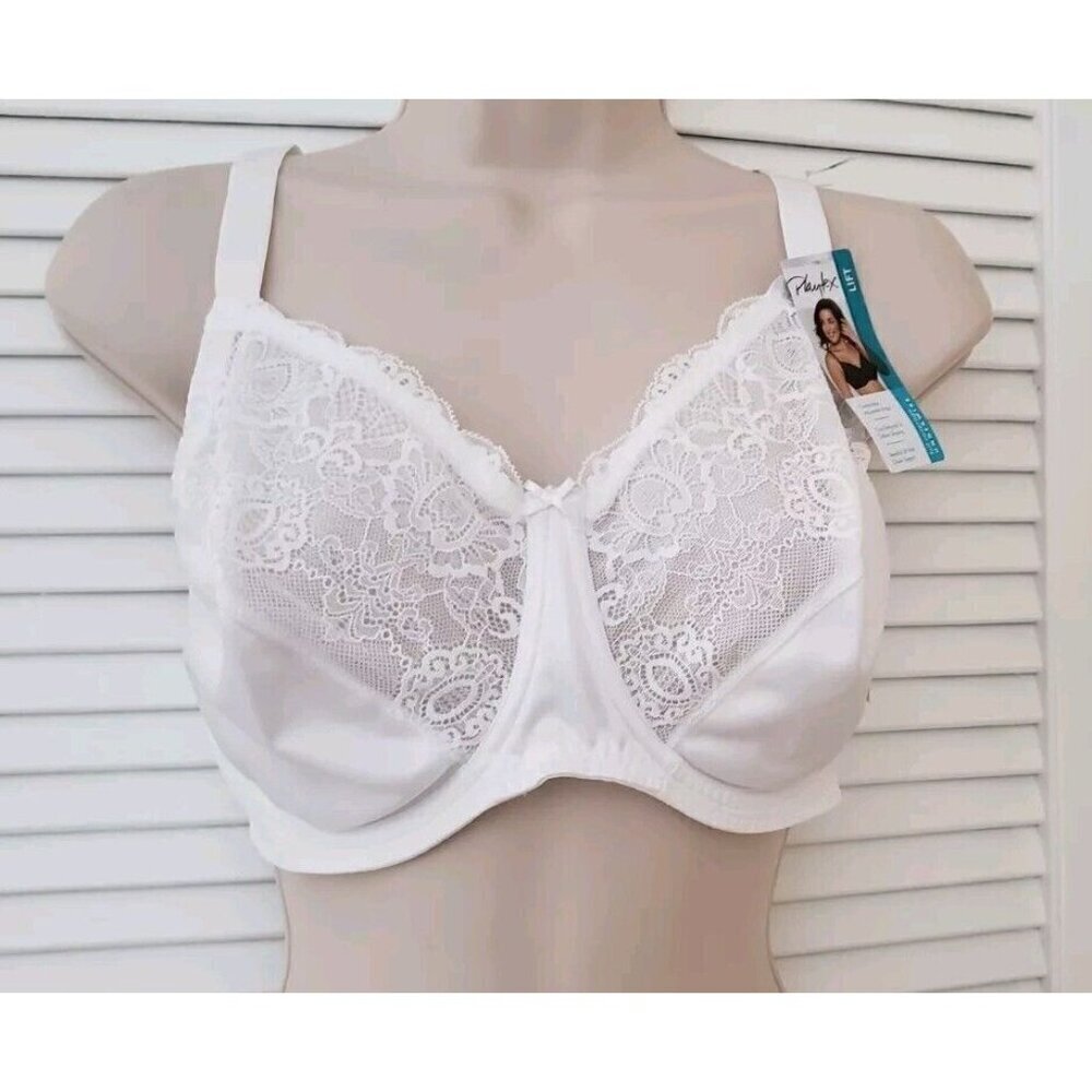 NWT PLAYTEX LIFT FULL COVERAGE UNDERWIRE WHITE BRA SIZE 40C